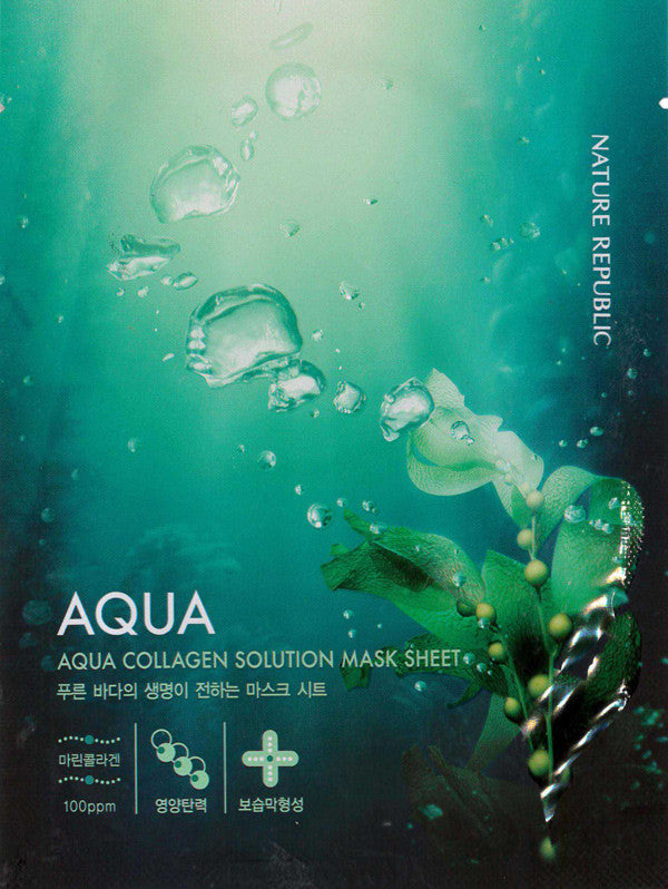 Nature Republic Korean Aqua Collagen Solution Mask