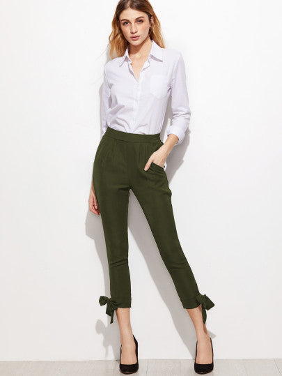 Maddie Tie Hem Pants