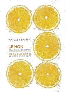 Nature Republic Korean Lemon Real Songsong Mask